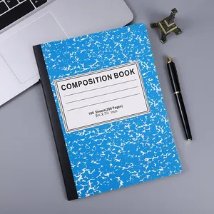 Taccuino in pelle <span class=keywords><strong>A4</strong></span> quaderno per esercizi scolastici di dimensioni personalizzate A5 composizione per esercizi in bianco e nero - Product Image 3