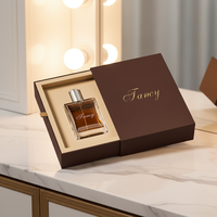 Boîte d'emballage de parfum personnalisée avec logo pour flacon de parfum, cadeau de luxe, vente au détail et en gros