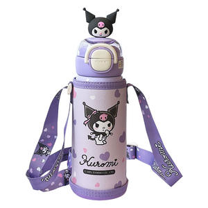 Botella de agua aislada Cruhre My Melody de 450 ml de doble pared para niños, uso escolar - Product Image 2