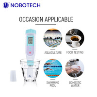 Nobotech NPT-PH101 Portable Pen Type Ph Meter Testeur de qualité de l'eau pour les mesures d'ORP et de PH pour une utilisation en laboratoire