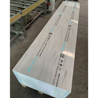 Plaque de surface solide en acrylique sur mesure, fabriquée en Chine, vente en gros, dalle de surface solide en acrylique modifiée pour comptoir et dessus de vanité