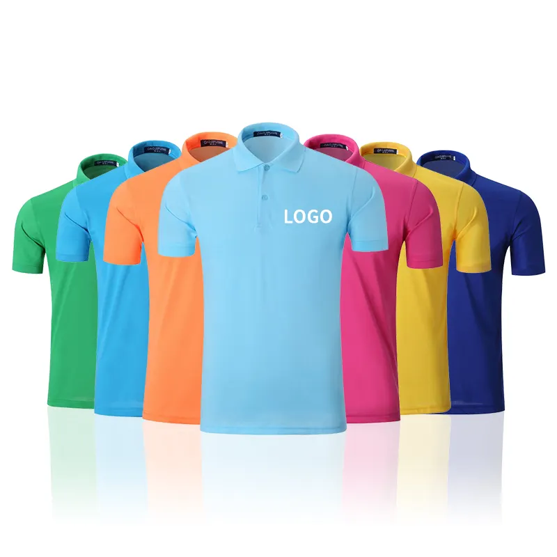 Custom brand casual business 180gsm mercerized cotton camisa men polo shirt
