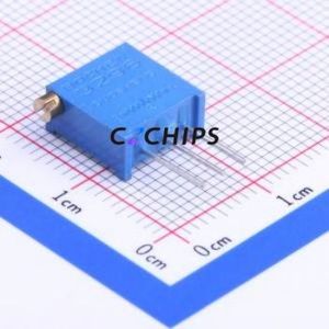 ตัวต้านทาน3296X-1-105ปรับได้/โพเทนชิออมิเตอร์ผ่านรูส่วนประกอบ (THT) ตัวต้านทาน1Mohm 10% 500mW 21 - Product Image 1