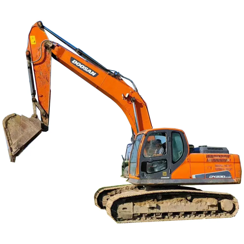 Mesin penggali yang digunakan ekskavator tangan asli Doosan excavators/22 ton ekskavator teknik konstruksi untuk dijual