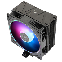 Refroidisseur de processeur Thermalright AS120 EVO ARGB, hauteur 156 mm, 4 caloducs HDT, tour noire, synchronisation d'éclairage ARGB
