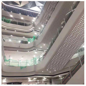 Panneaux de mur-rideau en aluminium perforé - Revêtement de <span class=keywords><strong>façade</strong></span> ventilée à motif ovale pour l'<span class=keywords><strong>architecture</strong></span> moderne - Product Image 2