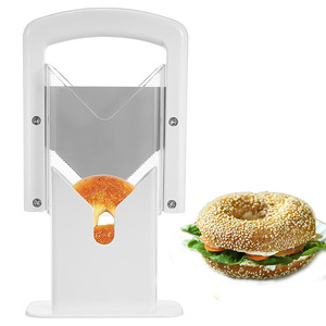 Bán hàng nóng phổ bánh mì nướng bánh mì bagel Cutter <span class=keywords><strong>Slicer</strong></span> Rau cà chua <span class=keywords><strong>Slicer</strong></span> thép không gỉ bagel chém <span class=keywords><strong>Slicer</strong></span> - Product Image 1
