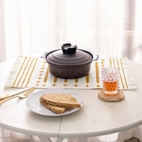 Nouveauté : Sets de table imprimés pour la cuisine et la salle à manger, motifs floraux et végétaux