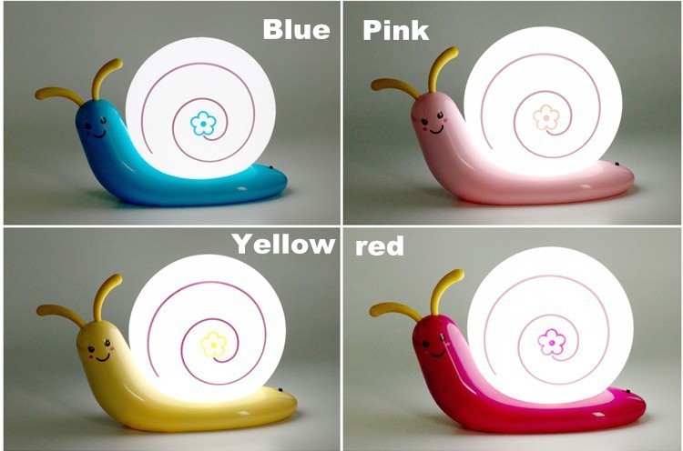 子供のための新しい創造的なかわいいLEDカタツムリウォールランプ 