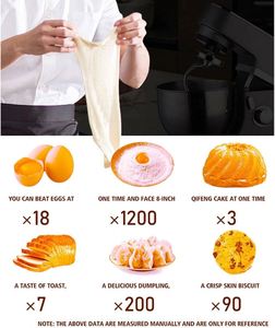 Batidora de pie de 11L para cocina, amasadora de masa para panadería, mezcladora de alimentos para hornear - Product Image 4