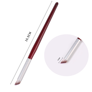 Pinceau à ongles professionnel avec tête en plastique et manche en métal, outil de manucure pour la peinture au gel et à l'acrylique, idéal pour les salons de manucure - Product Image 1