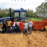 Moissonneuse de manioc 2 rangs, récolteuse de manioc, machine agricole, boîte de vitesses, transmission par engrenages, haute productivité, pomme de terre