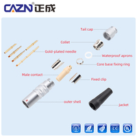Offres Spéciales T série TGG 0T 1T 2T verrouillage rapide 2-9Pin connecteur circulaire fil de Contact en cuivre enfichable direct pour aérospatiale 3P 4P Din