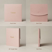 Enveloppes en papier personnalisées en gros, sacs d'emballage robustes pour vêtements et cadeaux, avec logo estampé à chaud, maintien de la forme, expédition, 100 pièces en stock, MOQ