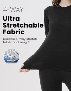 MereSports-Sous-vêtements thermiques légers en laine mérinos 100% pour <span class=keywords><strong>femme</strong></span> - Product Image 4