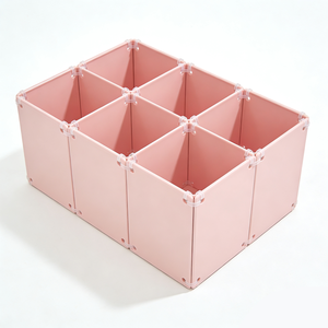 <span class=keywords><strong>Porte</strong></span>-stylos en silicone à assembler soi-même, organisateur de bureau empilable, boîte de rangement modulaire <span class=keywords><strong>pour</strong></span> fournitures de bureau et scolaires - Product Image 2