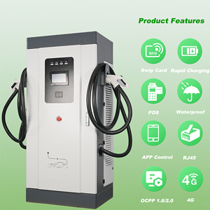 Nueva Estación de Carga Rápida para Vehículos Eléctricos de 160KW DC IP55, 180kW CCS2 GBT, Doble Conector, Montaje en Suelo para Carga de Flotas Comerciales - Product Image 4