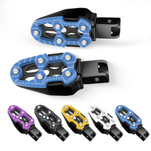 อะไหล่แต่งมอเตอร์ไซค์ CNC ทำจากอลูมิเนียมอัลลอยด์ ที่พักเท้าหลังกันลื่น ที่พักเท้าอเนกประสงค์สำหรับมอเตอร์ไซค์ผู้ชาย - Product Image 1