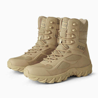 Nouvelles Bottes Tactiques Mi-Hautes Imperméables Tendance pour l'Hiver, la Montagne, le Terrain, l'Aventure en Extérieur, le Sauvetage, la Randonnée dans le Désert, en Caoutchouc