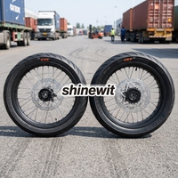 Juego de Ruedas Surron Ultra Bee Supermoto de 17 Pulgadas con Neumáticos CST, Kit de Frenos de Disco Delanteros y Traseros