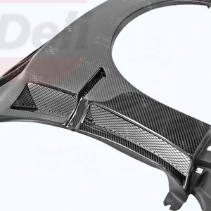 Pour Subaru 14-18 Impreza WRX VAB VAF LEVORG VMG/VM4 STI DAM Style avant sur garde-boue + 8mm en Fiber de carbone - Product Image 5