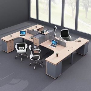 현대식 자동 접이식 확장형 변환형 사무실 칸막이 사무실 워크스테이션 칸막이 사무실 - Product Image 1