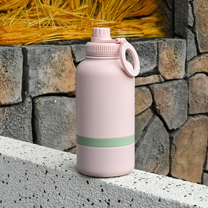 32oz 2 in 1 yalıtımlı paslanmaz çelik yem kasesi manyetik kapak taşınabilir köpek su şişesi - Product Image 2