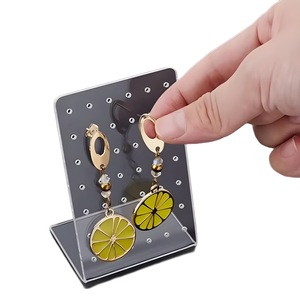 Acrylic đồ trang sức đứng kim Bông Tai Bông Tai Giá Bông tai bảng hiển thị trang sức vòng cổ hiển thị đứng - Product Image 3