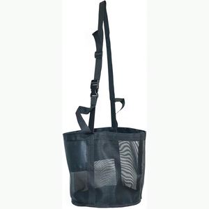 Échantillon gratuit - Sac à foin pour chevaux en polyester ultra-résistant avec fond en toile, à alimentation lente, à 4 côtés, avec ouvertures de 3,5 po et 1,75 po - Product Image 5