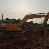 Excavatrice sur chenilles Liugong 922E d'occasion, 22 tonnes, machine de terrassement hydraulique en bon état pour travaux de construction