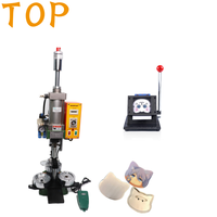 Top vente chaude bricolage belle grand chat visage forme réfrigérateur Souvenir bouton aimant Badge pneumatique faisant la Machine