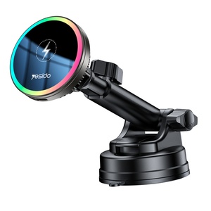 Yesido C315 15W presa d'aria di ricarica rapida/centro due tipi di supporto per telefono con ricarica magnetica Wireless raffreddato ad aria - Product Image 1