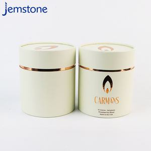 Emballage écologique en tube de carton artisanal pour bougies et bocaux en verre, fabriqué avec des matériaux durables - Product Image 6