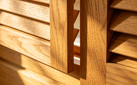 Houten shutters in boerderijstijl, schuurdeur, binnenwanddecoratie, rustiek gerecycled hout, traditioneel landhuis, winddicht.