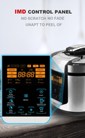 Cuisinière électrique à pression multifonction 6L 220V 1000W 16 en 1 antiadhésive pour la maison, l'hôtel, les ragoûts, le poulet, les haricots et les œufs