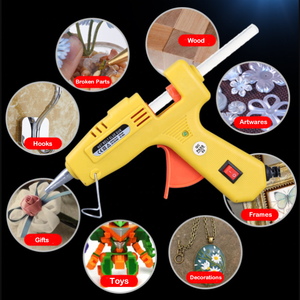 Produsen sumber 20 ~ 100W pita panas pengganti cepat mesin lem tembak dengan nosel Aluminium untuk anak-anak DIY kecantikan jahit - Product Image 5