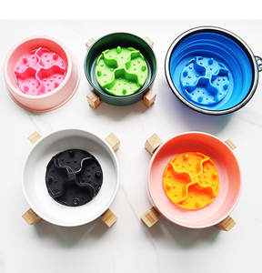 Divisor de cuenco de alimentación automático de silicona ajustable de alta calidad para mascotas con diseño antiasfixia para gatos y perros 3 en 1 - Product Image 6