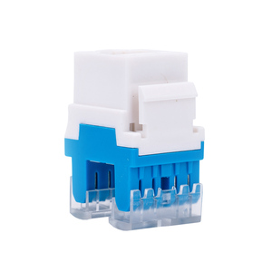 Conector Keystone UTP Cat5e de 180 Grados AP 5E 03 180, Módulo RJ45 Sin Blindaje para Redes de Datos LAN de 100 Mbps - Product Image 1