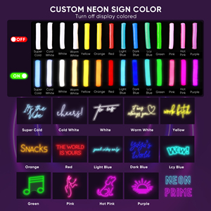 Enseigne néon personnalisée avec logo, enseigne néon LED pour la signalisation murale de votre boutique, salon, <span class=keywords><strong>réception</strong></span>, fête d'<span class=keywords><strong>anniversaire</strong></span>, décoration de maison ou de mariage - Product Image 4