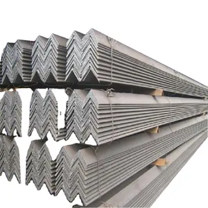 Barres d'acier plates galvanisées au carbone Q235 de haute qualité Prix d'angle en acier en forme de L pour la structure de construction