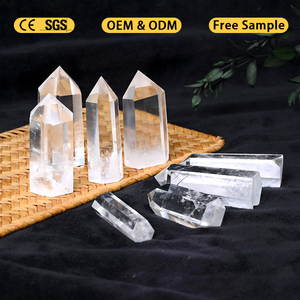 Vente en gros de tour de cristal de quartz naturel poli à la main pour la décoration - Product Image 4