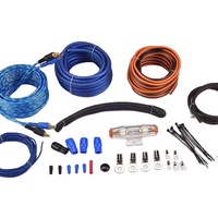 Kits de câblage d'amplificateur de voiture personnalisés OFC/CCA 0/2/4/8 Gauge 8 AWG, kits de câblage coaxial torsadé en PVC pour l'installation