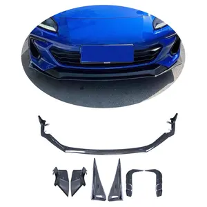 MXGET per suaru BRZ Kit carrozzeria in fibra di carbonio aggiornato stile STI paraurti anteriore diffusore lato gonna lato angolo avvolgente paraurti