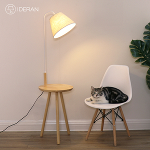 FCC Factory Functional Wooden Standing <strong>Lamp</strong> for Living Room Hotel Led <strong>Arc</strong> with Table Standing Home Decor <strong>Floor</strong> <strong>Lamp</strong> - Product Image 2
