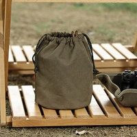 IRONDONKEY Sac de rangement en toile à cordon de serrage pour camping en plein air, vaisselle, courses et articles divers