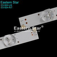 Barre LED ES-924 pour téléviseur Vizio 55'' (références I-5500WS80131-R-V4, I-5500WS80131-L-V4) – 7+6 LED, 12 pièces