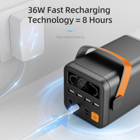60000mAh Station d'alimentation Portable 110V/220V AC système d'énergie Portable avec USB 220V banque d'alimentation