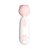 LOVE Cat Vagina Clitoral Nipple Stimulation Dildo Vibrator G-Spot Masturbation Medical Silicone Smart Heating Waterproof IPX6