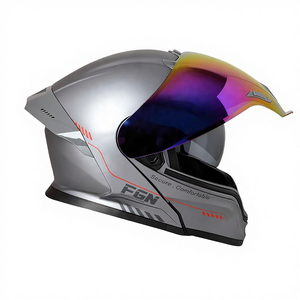 <span class=keywords><strong>Casco</strong></span> de Motocicleta Universal 2025, Personalizable, Variación <span class=keywords><strong>Alien</strong></span>, Plateado, para Hombre y Mujer, Cuatro Estaciones - Product Image 3