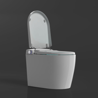 Toilet keramik pintar panas dengan Sensor s-trap otomatis Bidet dengan kendali jarak jauh pemanas tempat duduk kamar mandi Inodoro